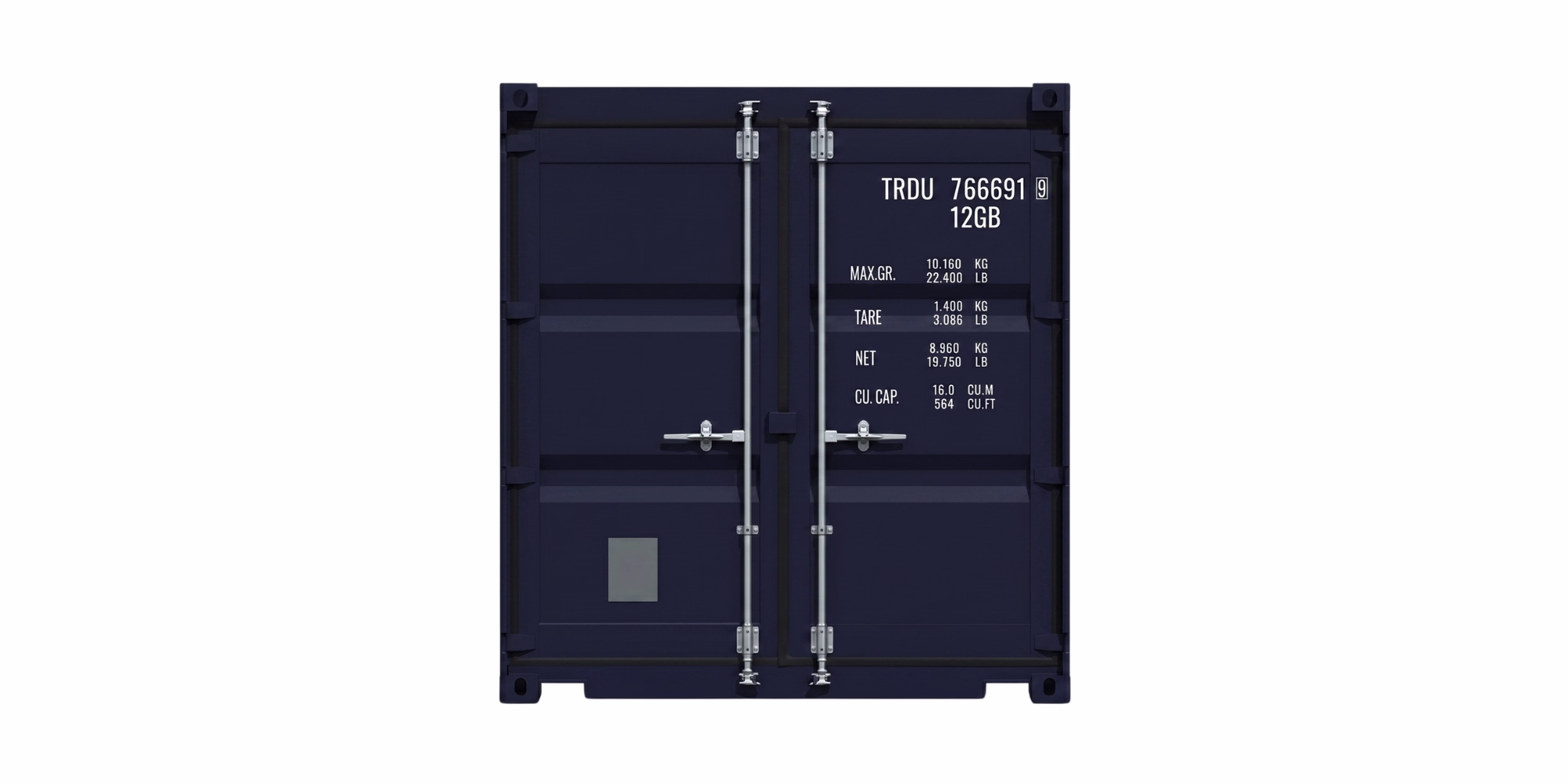 Puerta de contenedor de 10 pies